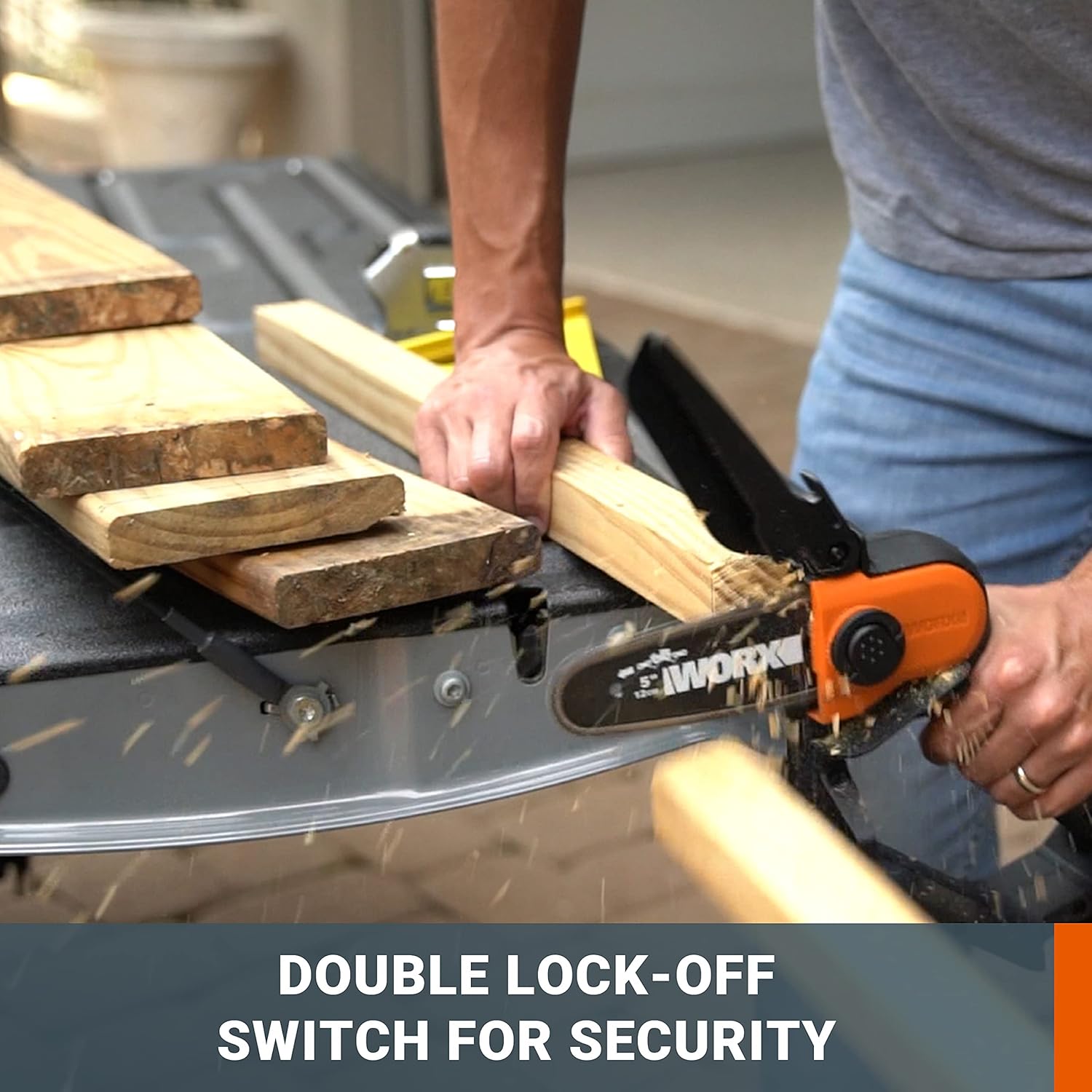 Worx WG324E - Potatore a Batteria 20V 12cm - immagine 5