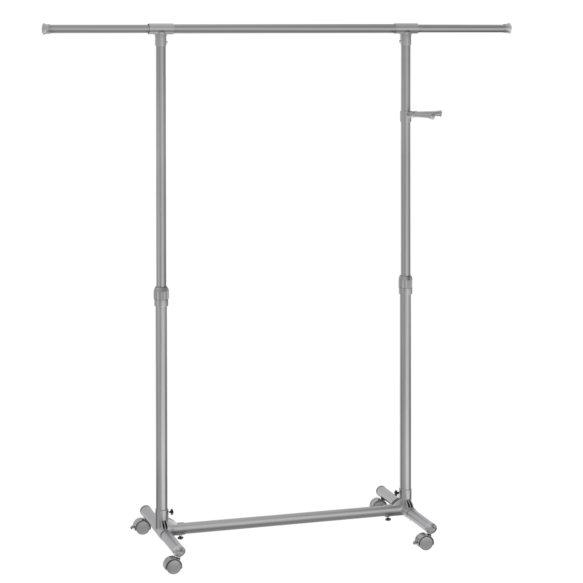 Songmics Stand Appendiabiti con Ruote, Grigio Tortora