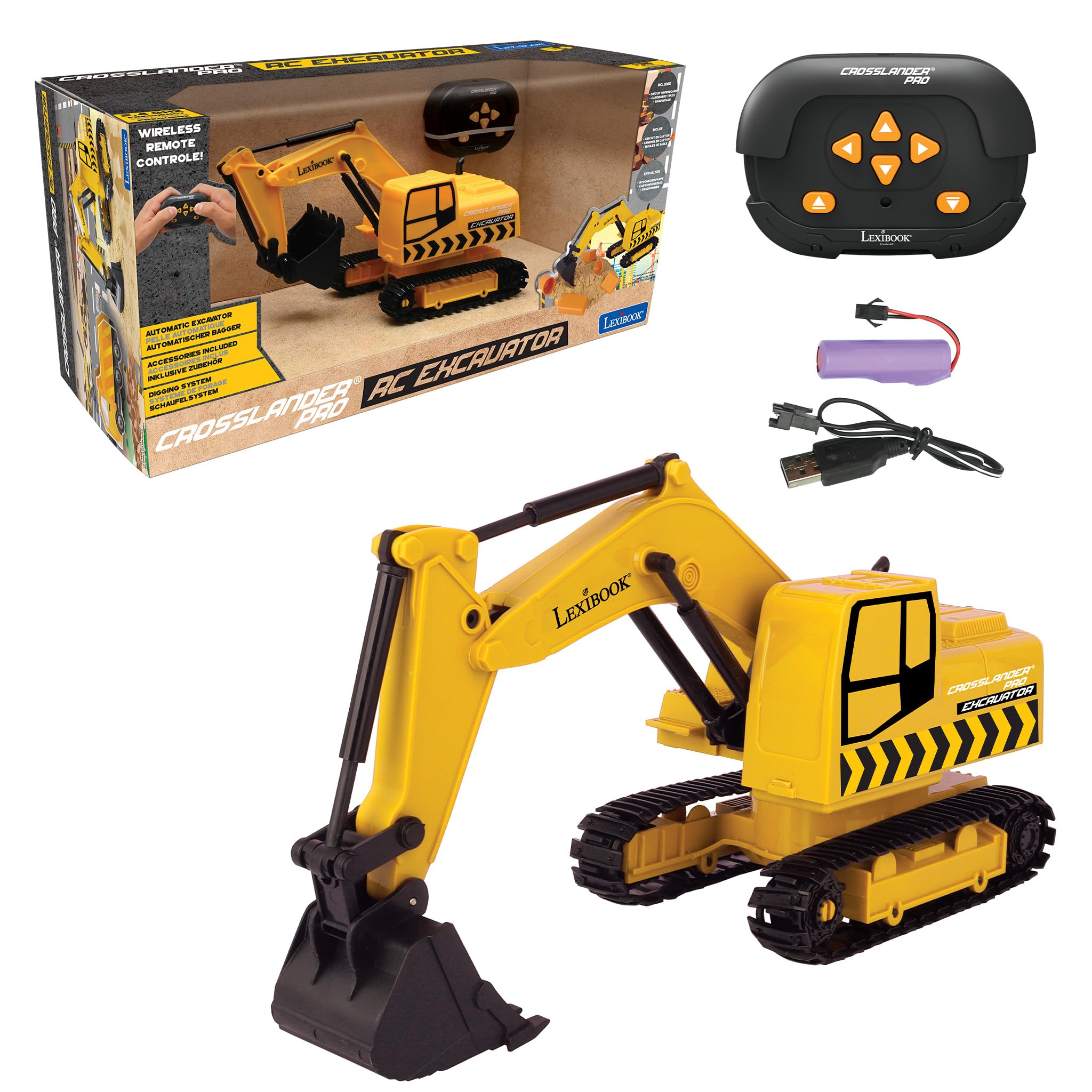 Lexibook Crosslander® Pro - Escavatore RC Telecomandato