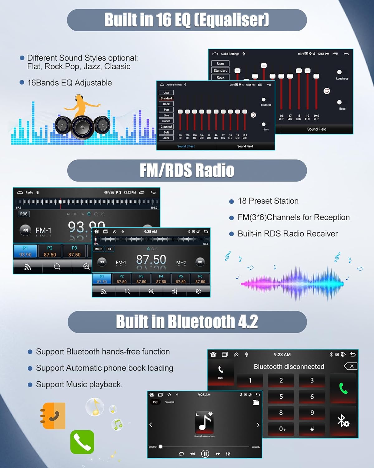 Sixwin Autoradio Android 13 per Fiat Punto 2012-2015 - immagine 6