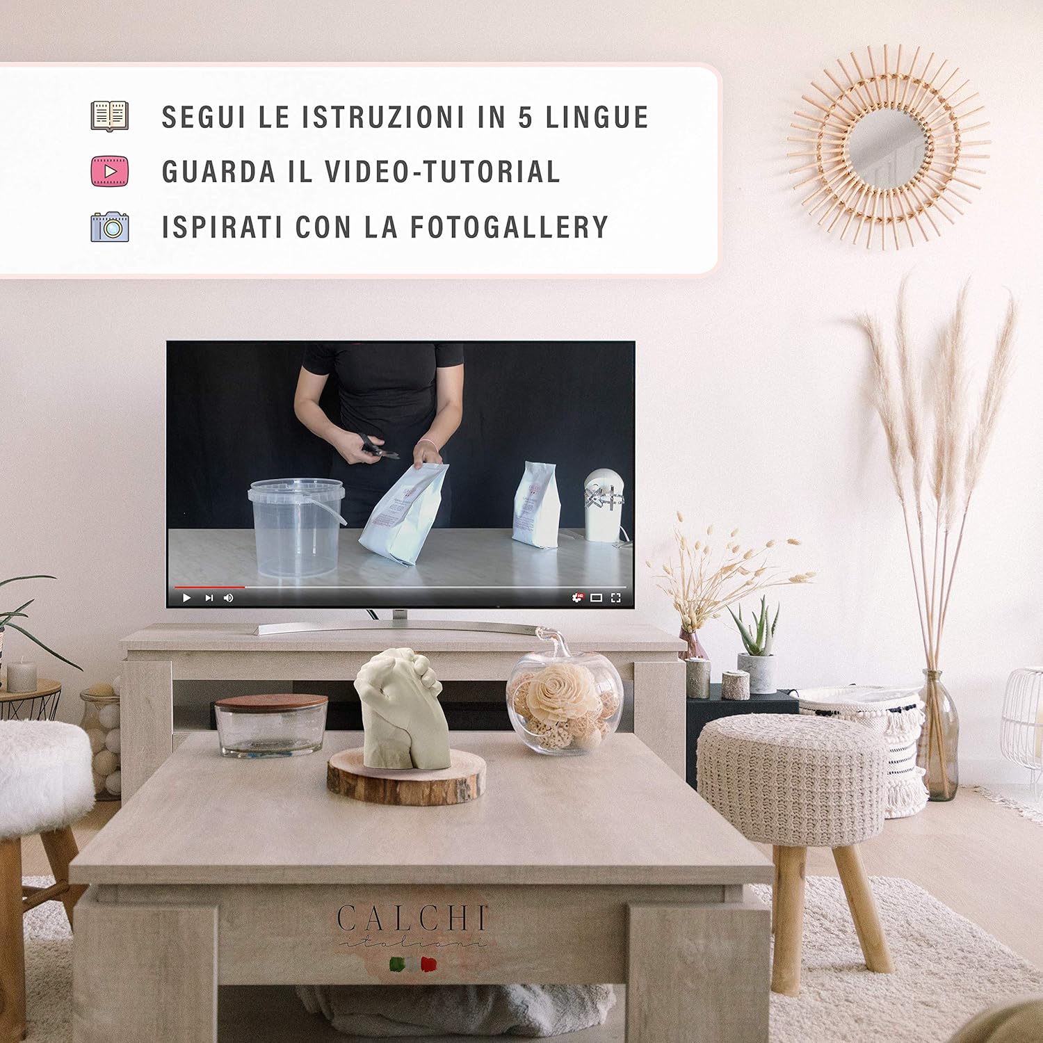 Calchi Italiani® Kit Calco Mani Coppia Premium - immagine 7