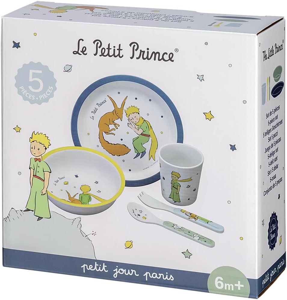 CONFEZIONE REGALO 5 PEZZI IL PICCOLO PRINCIPE BLU - immagine 2