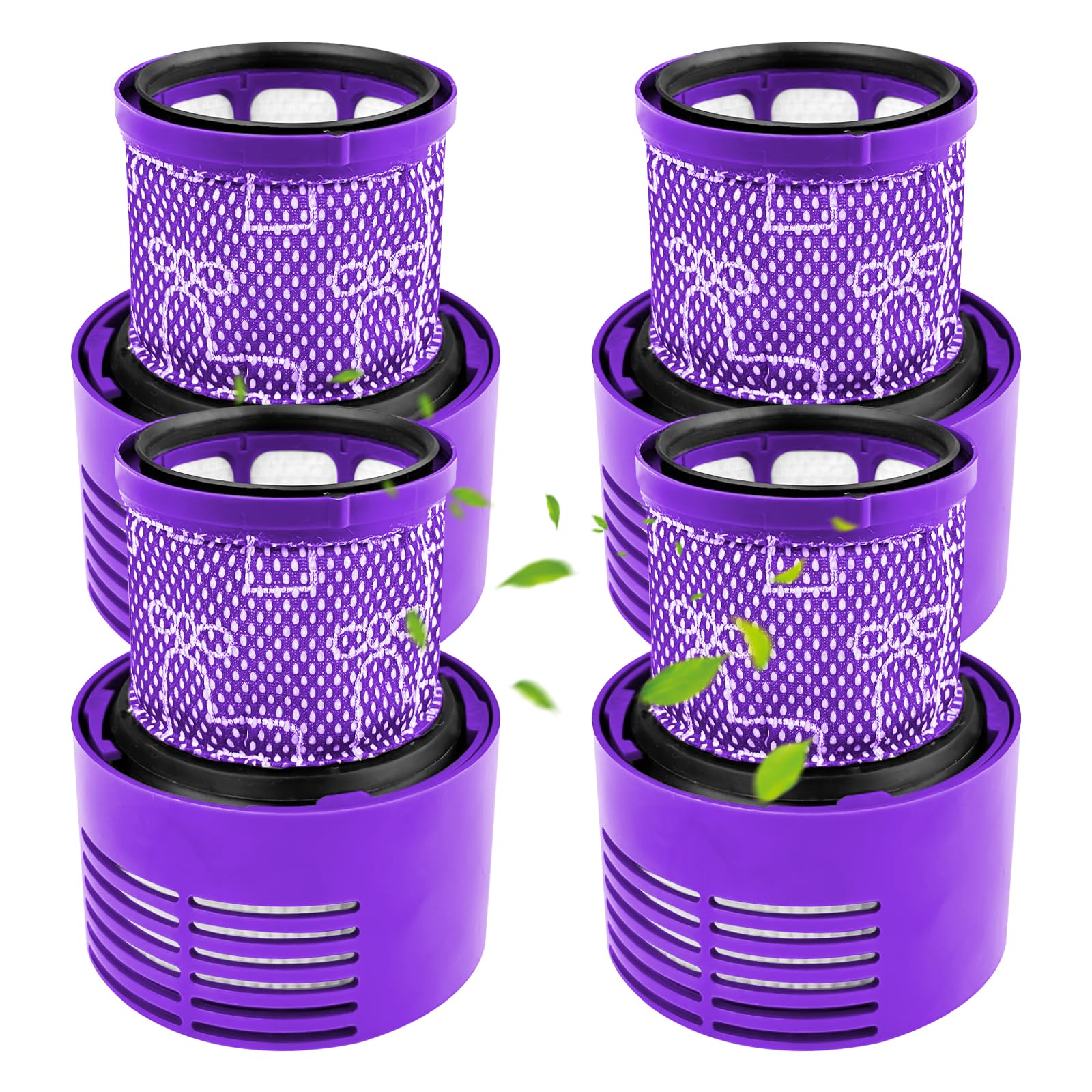 Fousenuk 4 Pezzi Filtro Compatibile con Dyson V10, Ricambi Absolute Accessori Originale Filtri, Cyclone Aspirateur, Lavabile Cyclone Animal Absolute Total Clean Aspirapolvere Parti di Ricambio