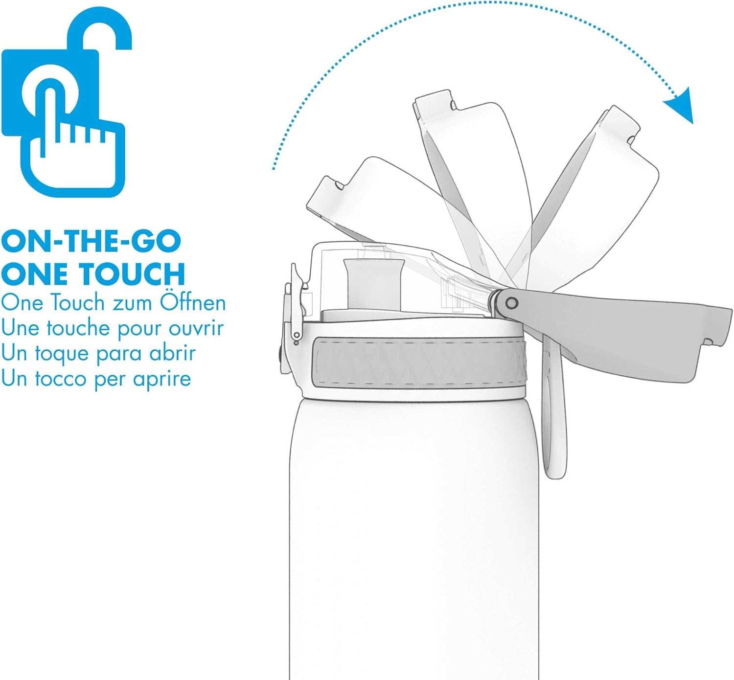 Ion8 Borraccia Acciaio per Bambini 400ml - immagine 2