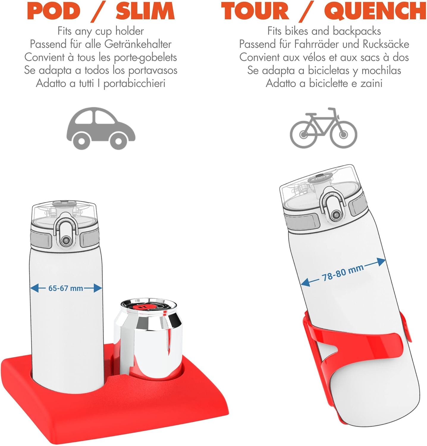 Ion8 Borraccia Acciaio per Bambini 400ml - immagine 6