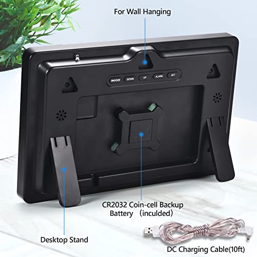 Orologio da Parete Digitale 11,5" con Telecomando - immagine 6