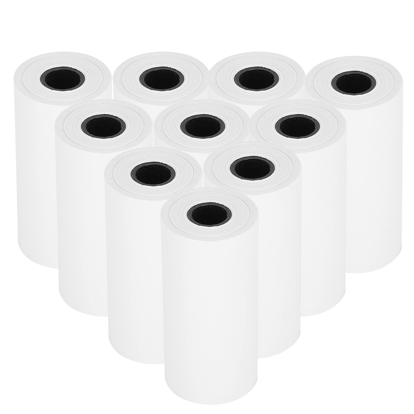 10 Rotoli di Carta di Stampa per Fotocamera per Bambini, 5.5cm*6m Rotoli di Carta per Fotocamera con Stampa Termica Portatile per Stampa Istantanea Carta di Ricarica