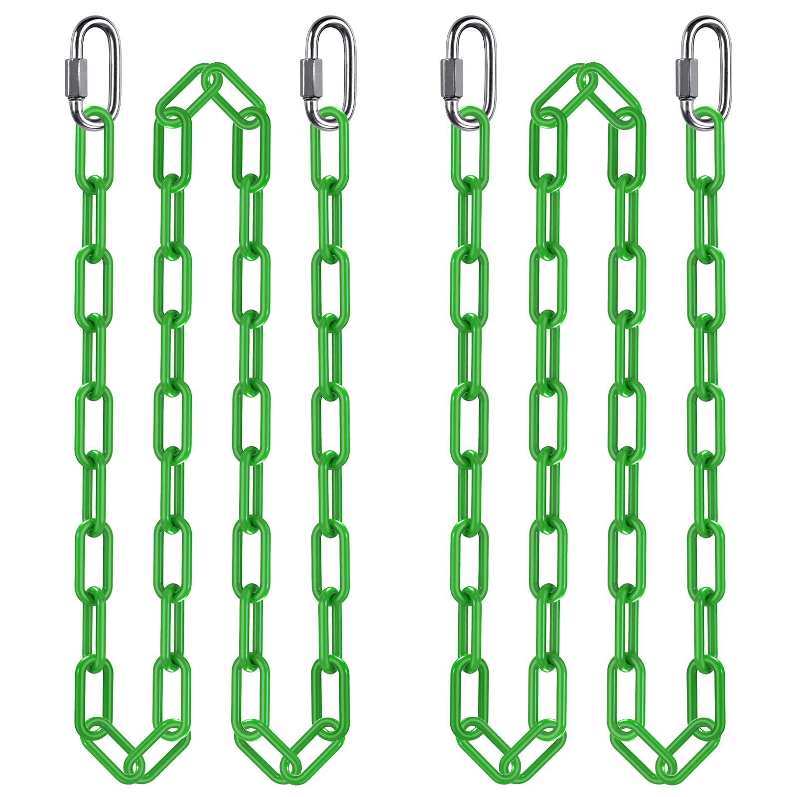 Catene Oscillanti 254cm con Moschettoni, 453,6kg, Verde