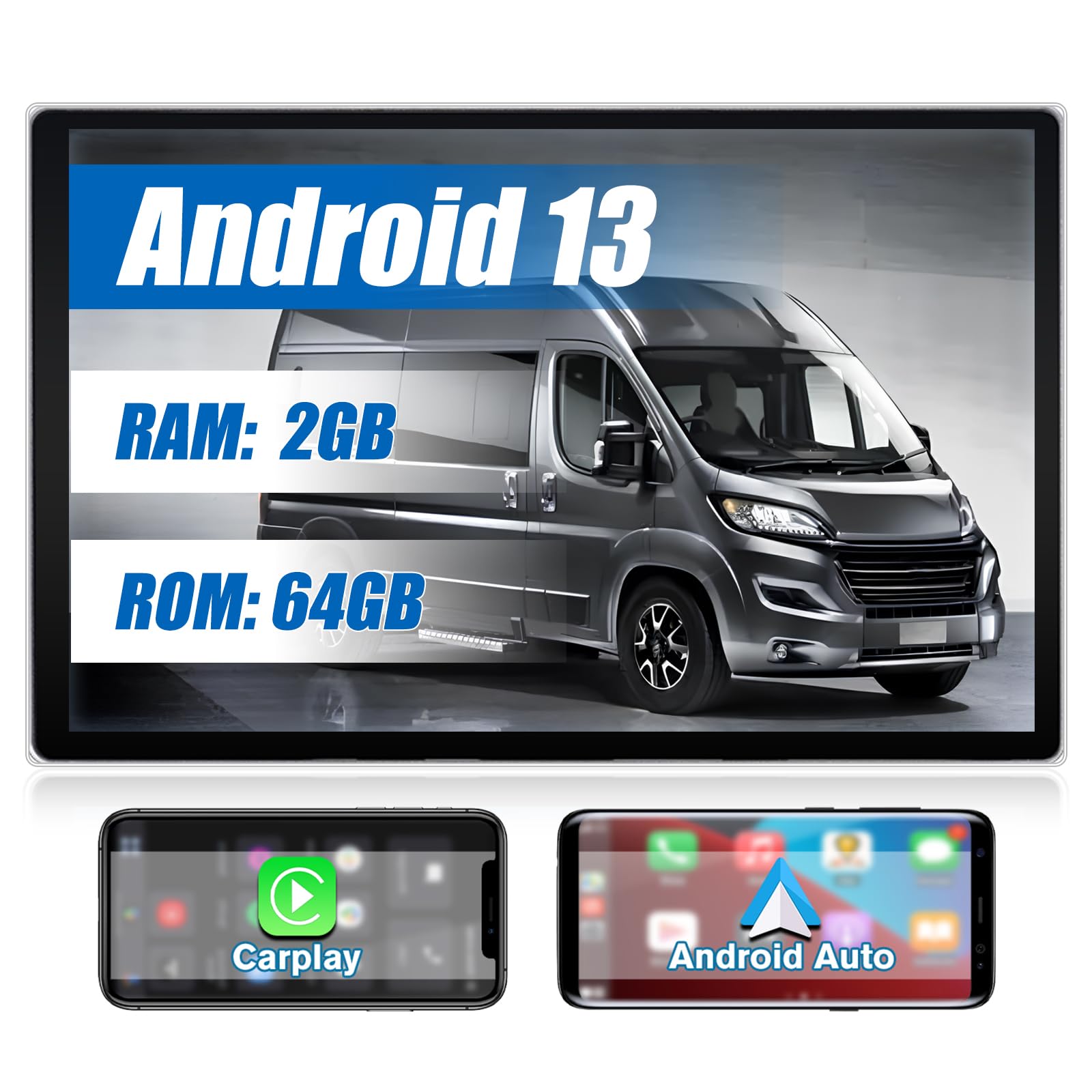 Awesafe Autoradio CarPlay/Android Auto 13.1 Pollici