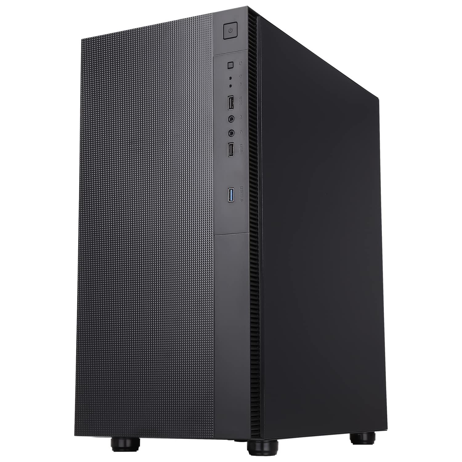 Itek Case SYLENT 03NP - Silent Middle Tower con PSU 500W 80+ Eff. - 2xUSB3-3x12cm fan - rivest. Fonoassorbente