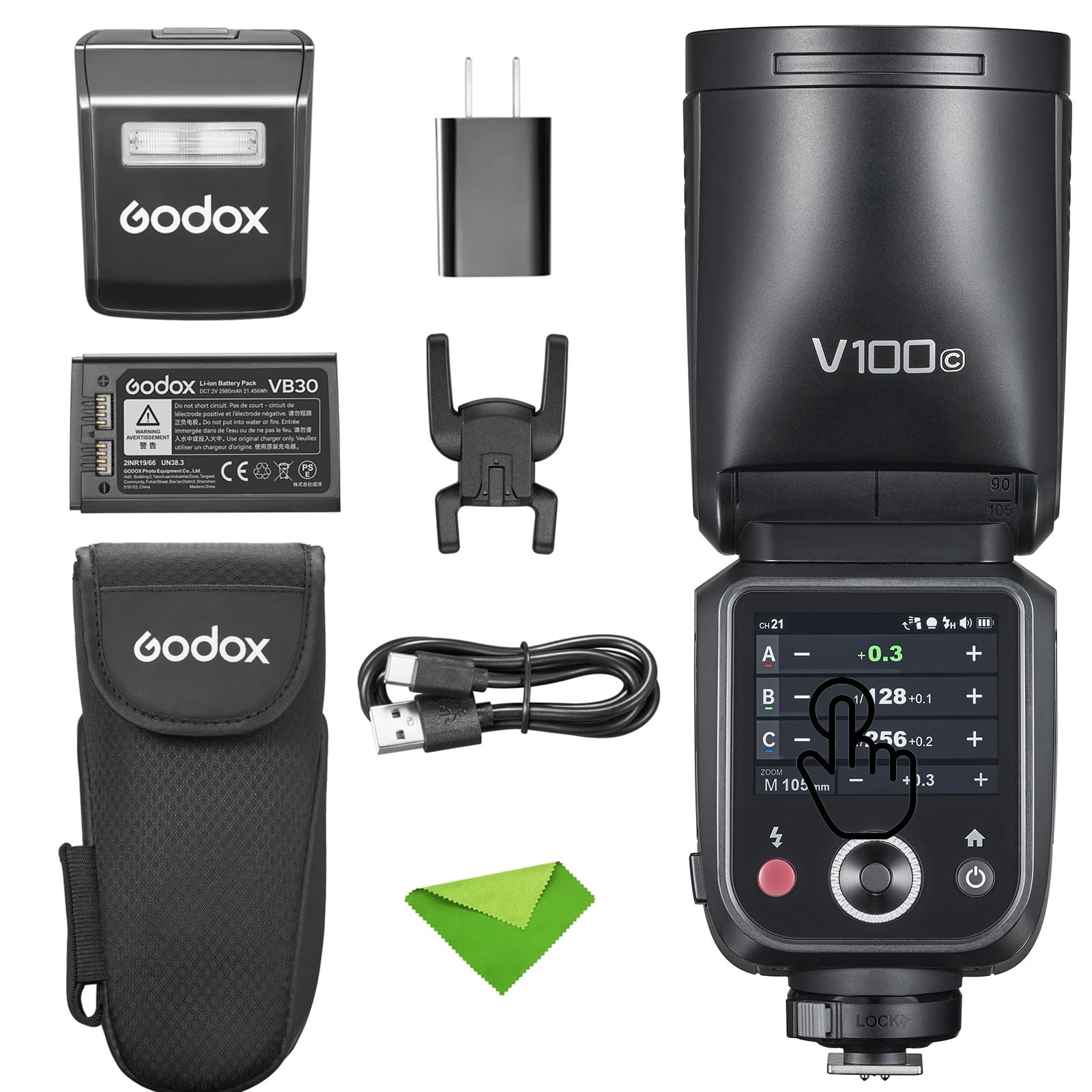 Godox V100C Flash TTL 100W per Canon EOS
