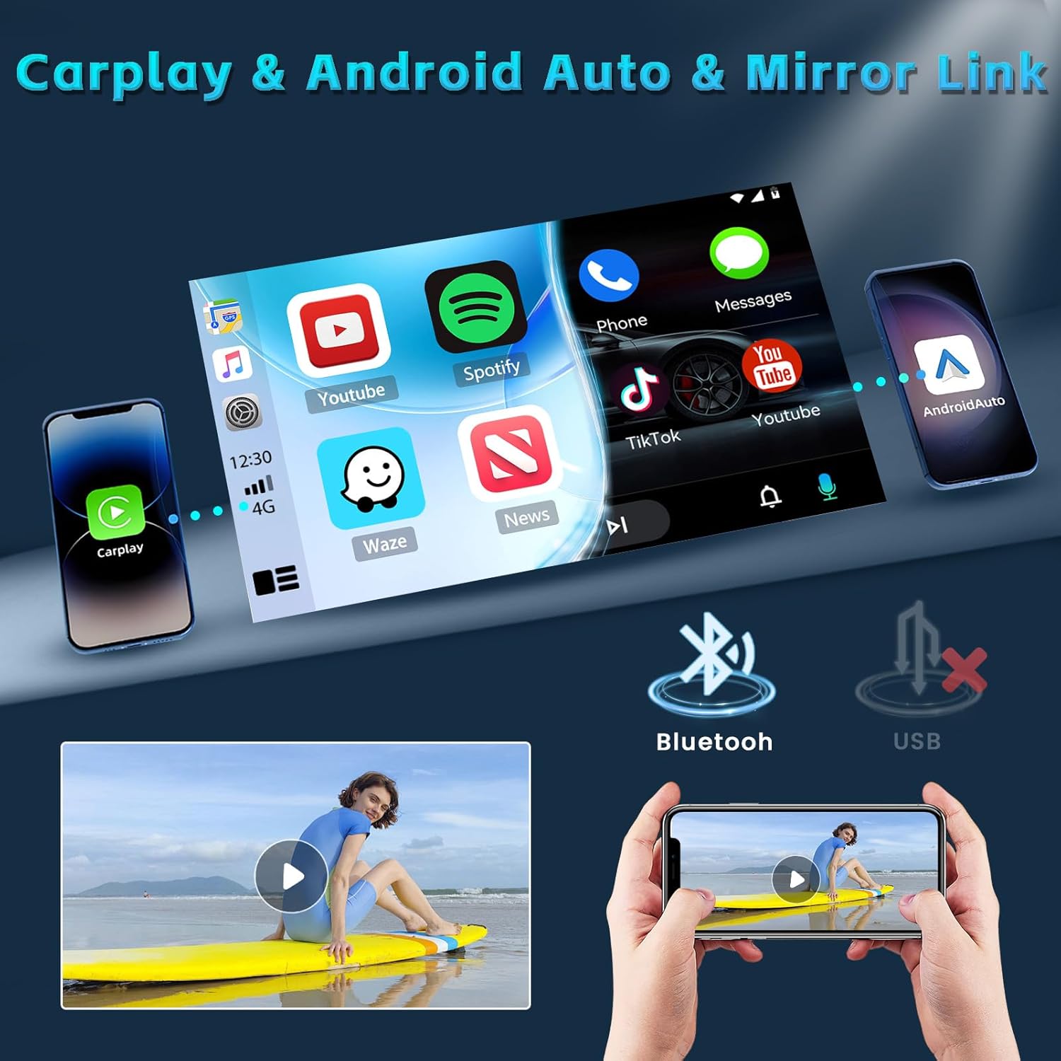 Inefala Autoradio Android 15 per BMW E46 1998-2006 - immagine 3