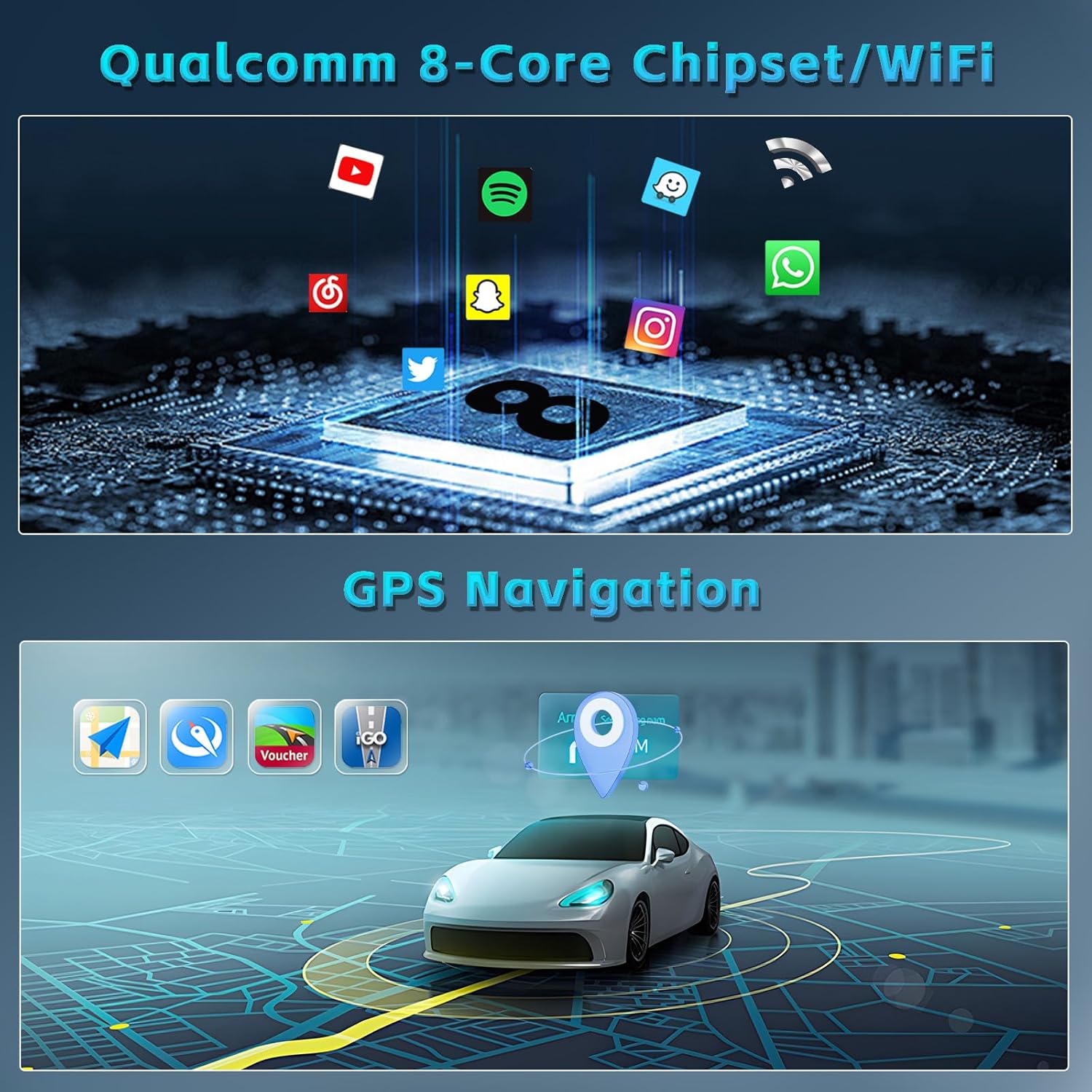 Inefala Autoradio Android 15 per BMW E46 1998-2006 - immagine 4