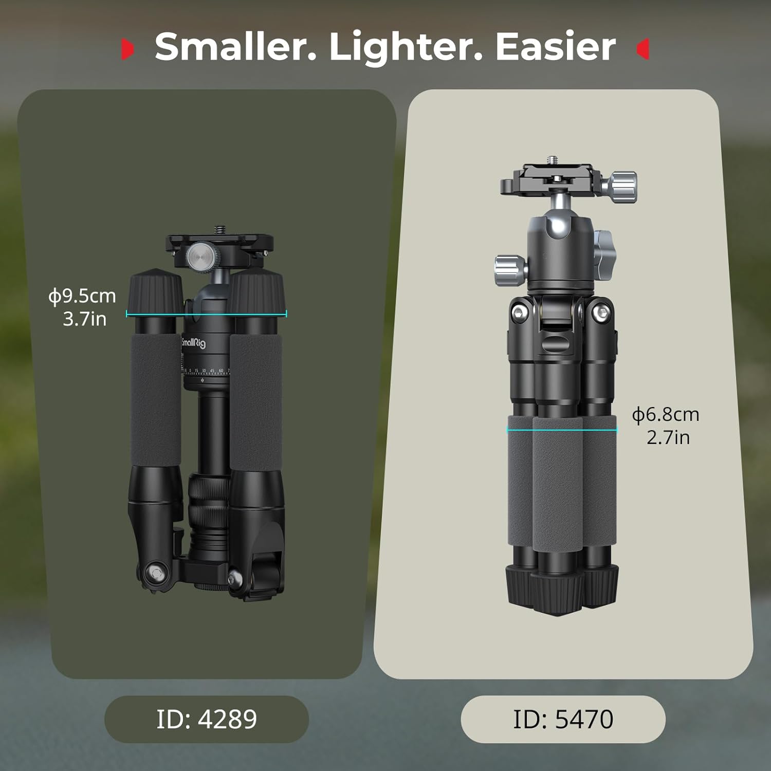 Smallrig VT-20Pro Mini treppiede 21,2"/53,8 cm - immagine 7