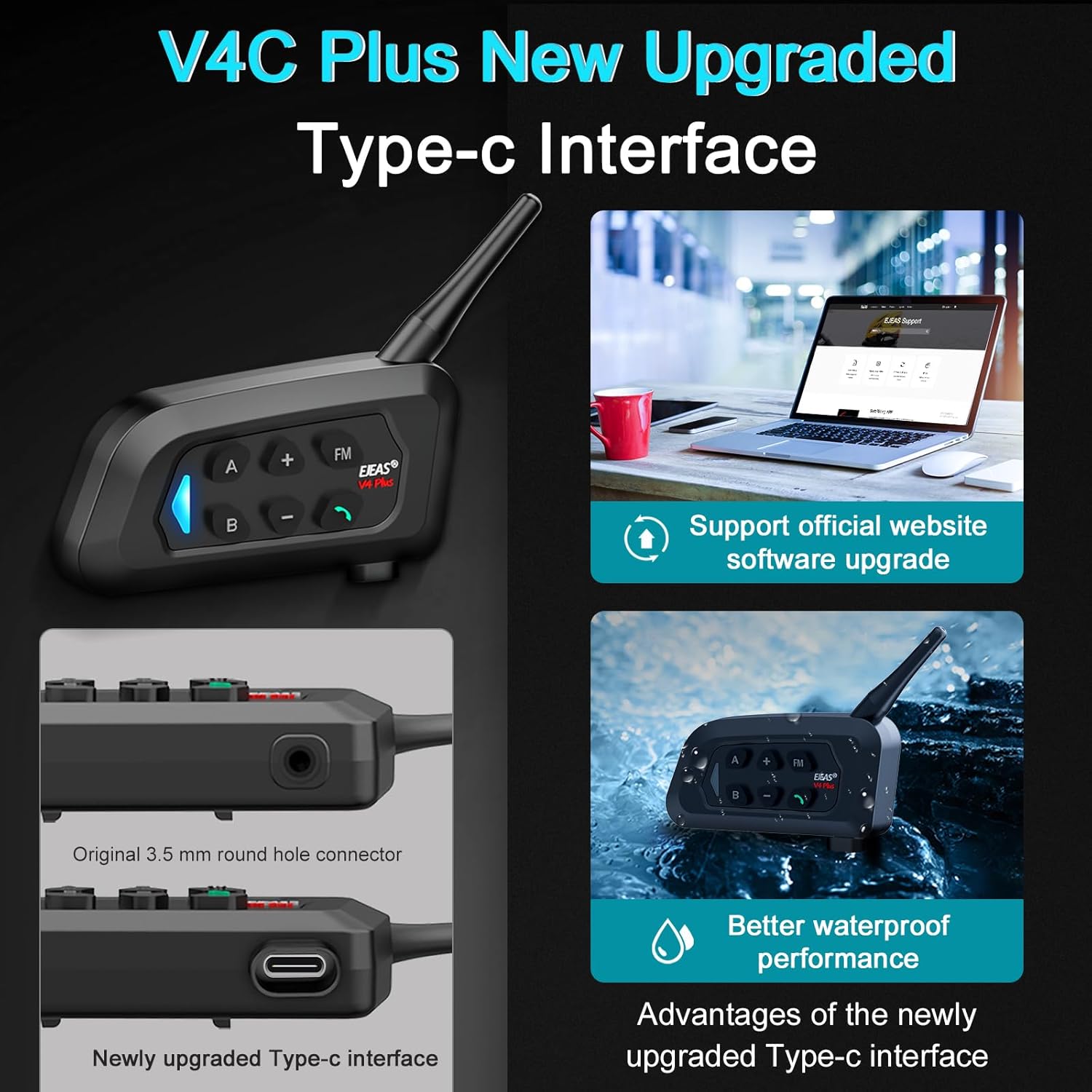 Solamr V4C PLUS - Interfono Arbitro Bluetooth 5.1 - immagine 7