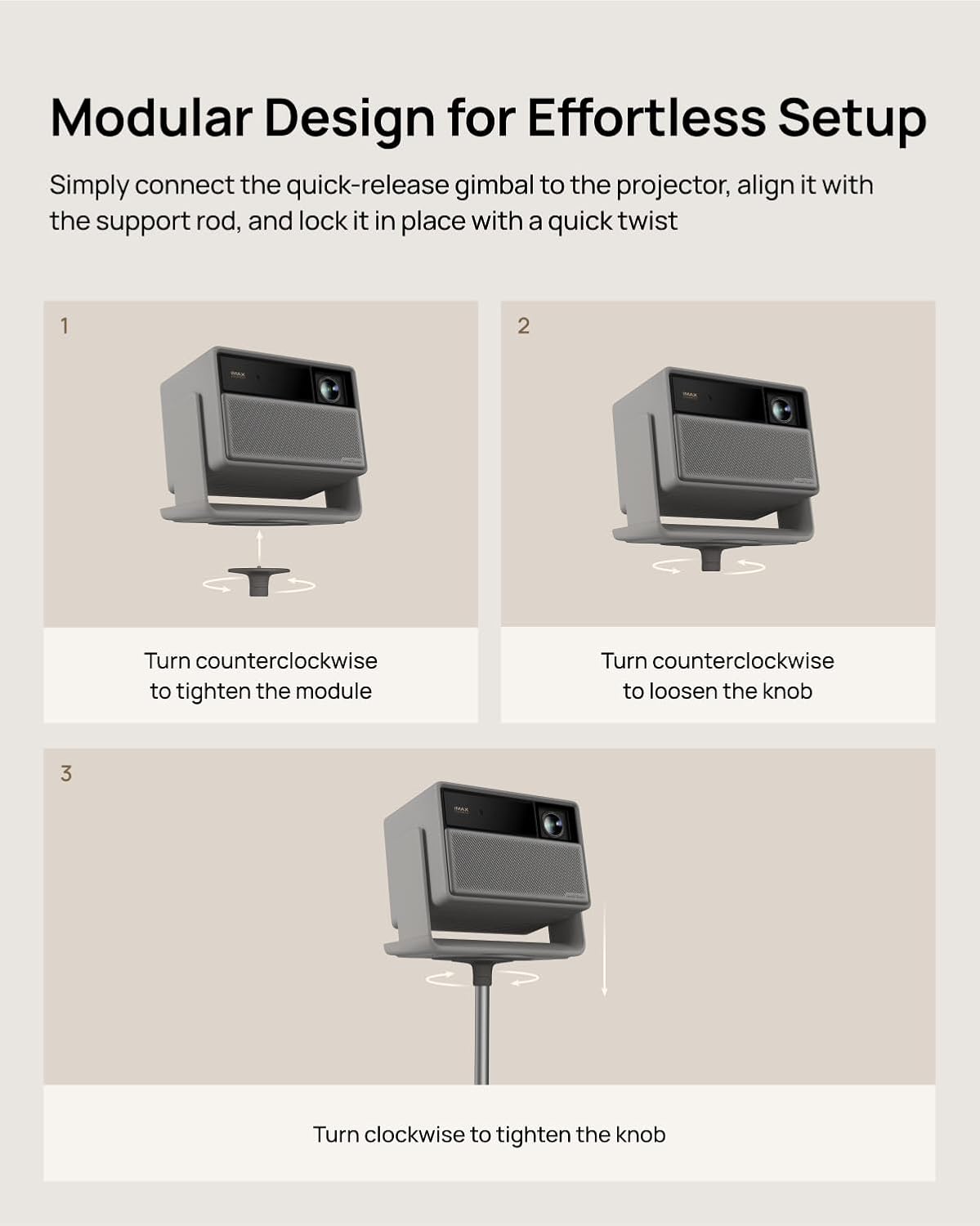 XGIMI Floor Stand (Elephant Grey) - immagine 6