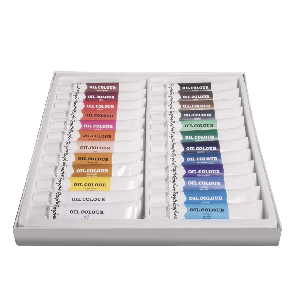 Rayher 38926000 Set Colori Ad Olio 24 Tubetti 12ml