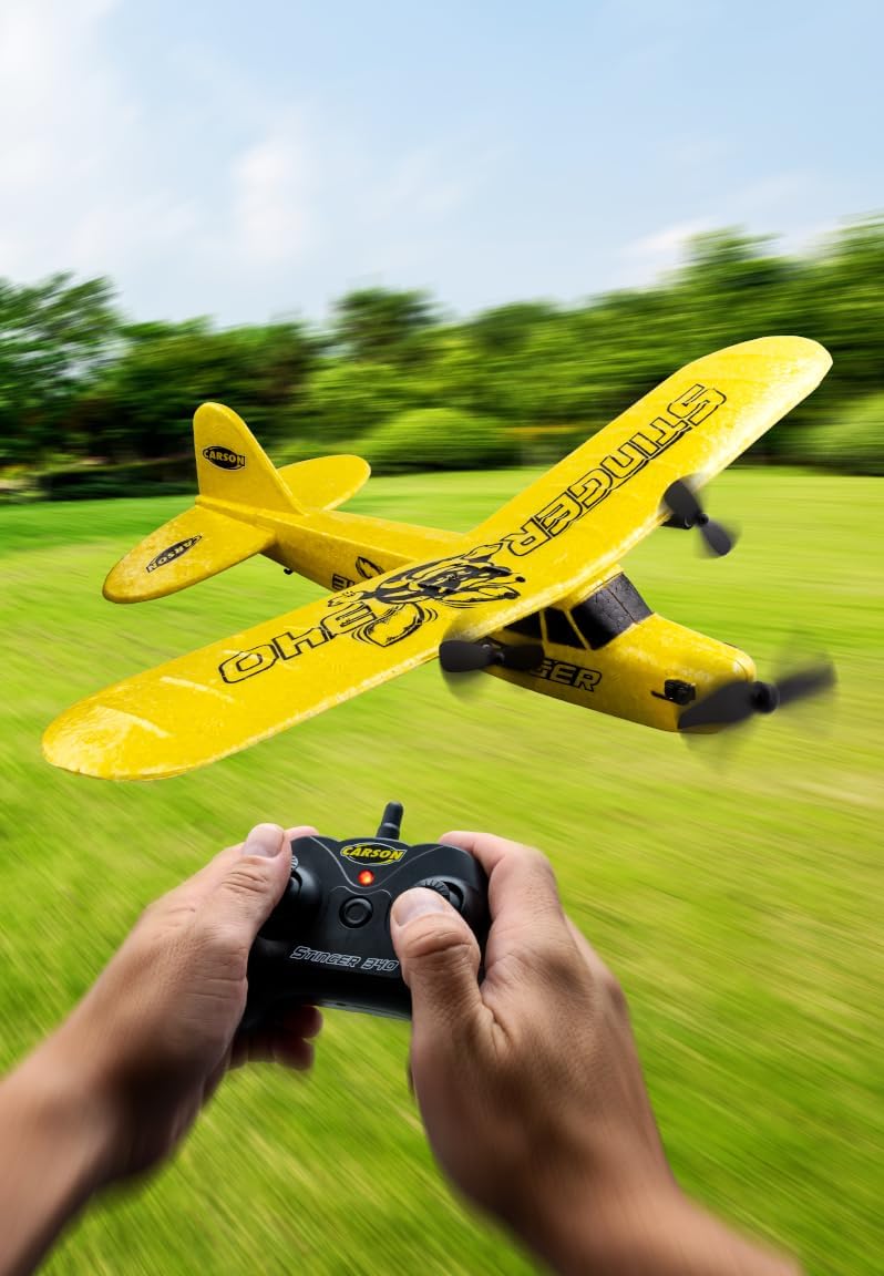 CARSON 500505029 Stinger 340 2.4G - Aereo RC Giallo - immagine 2