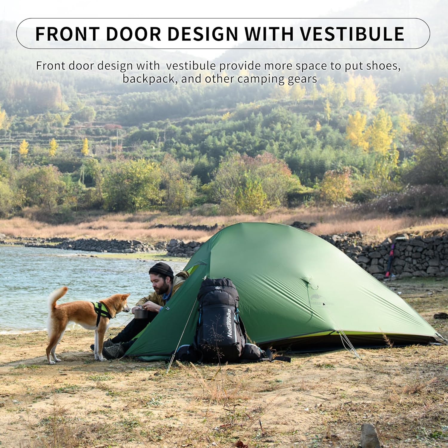 Naturehike Nh2499, Tenda Unisex - immagine 4