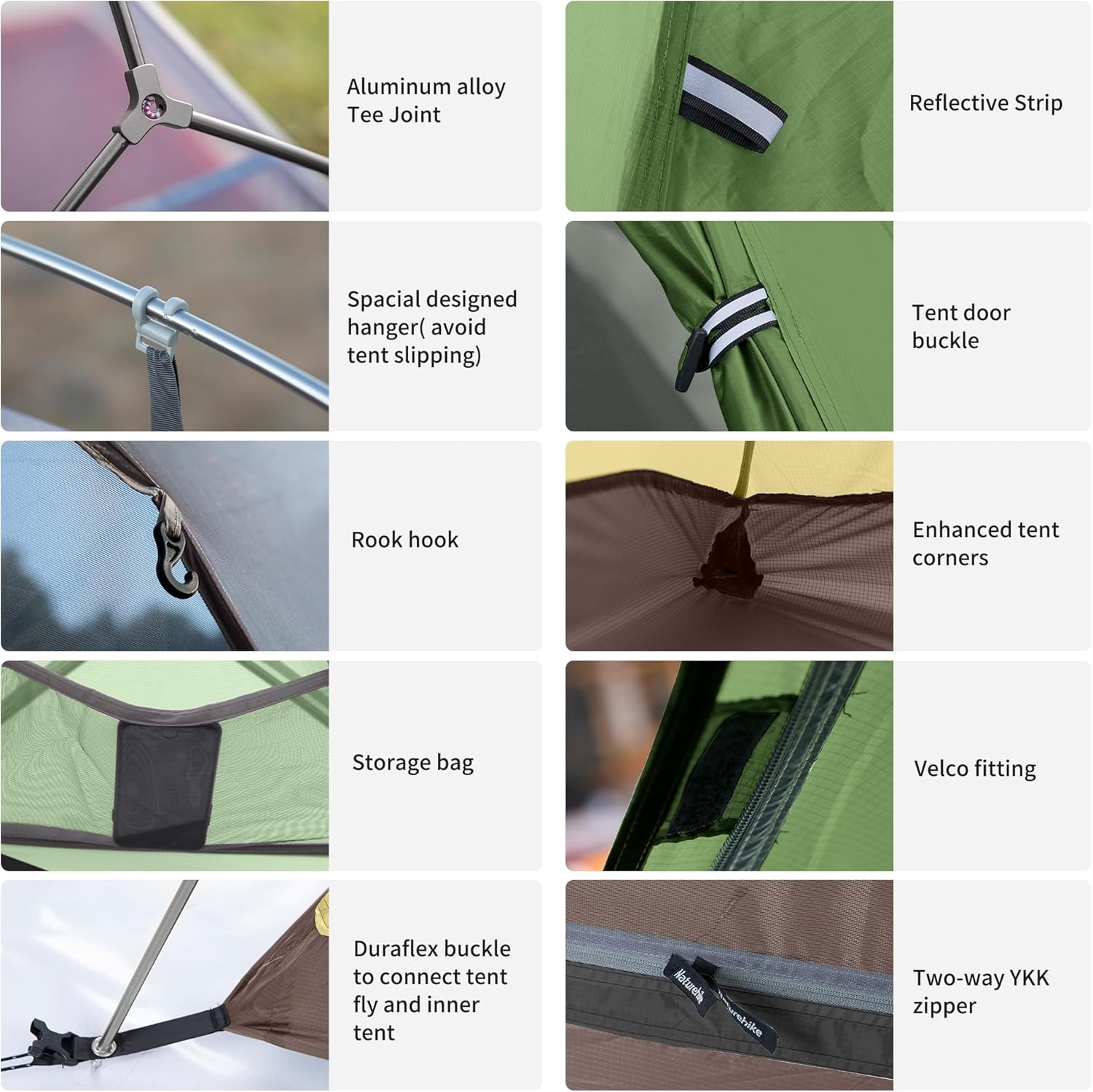 Naturehike Nh2499, Tenda Unisex - immagine 8