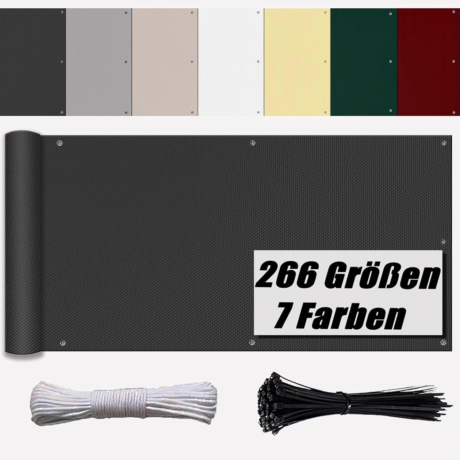 Ufamiluk Telo Oscurante Frangivento 80x1000cm Antracite