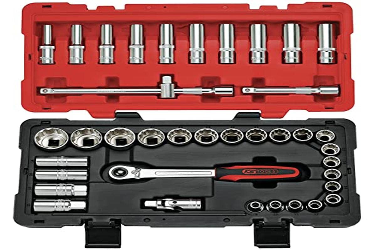 Ks Tools Set Chiavi a Bussola 1/2" 8-34mm - 39 pz