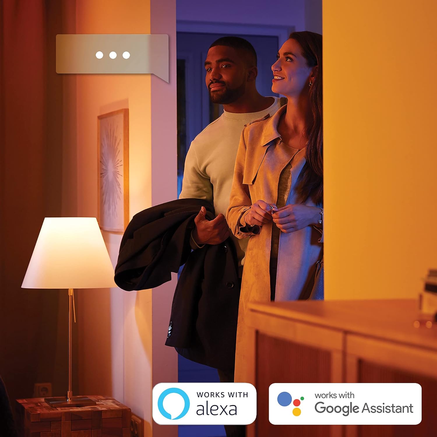 Kit de démarrage 3 ampoules connectées Philips Hue White et Color E27 - immagine 4