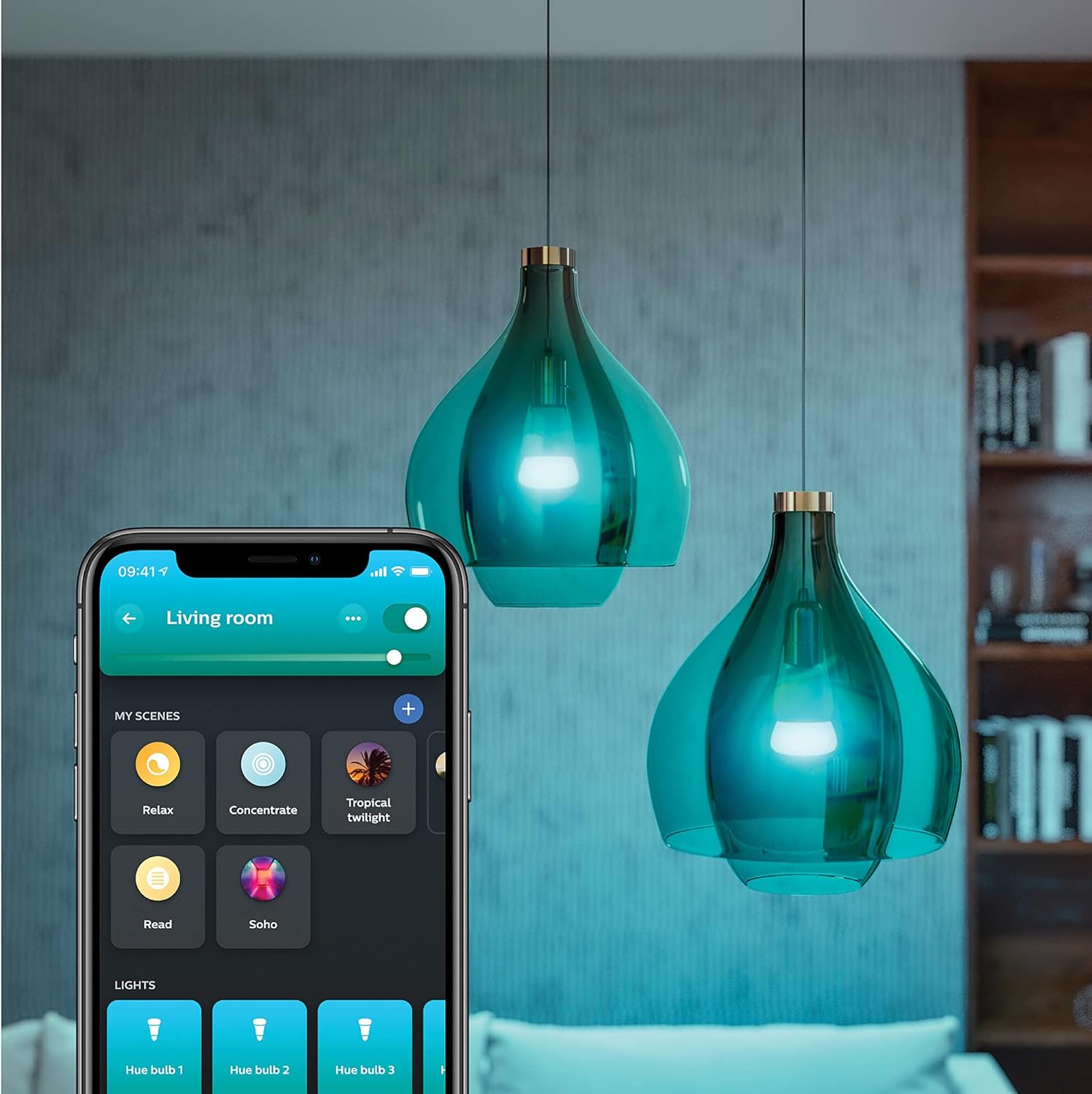 Kit de démarrage 3 ampoules connectées Philips Hue White et Color E27 - immagine 7