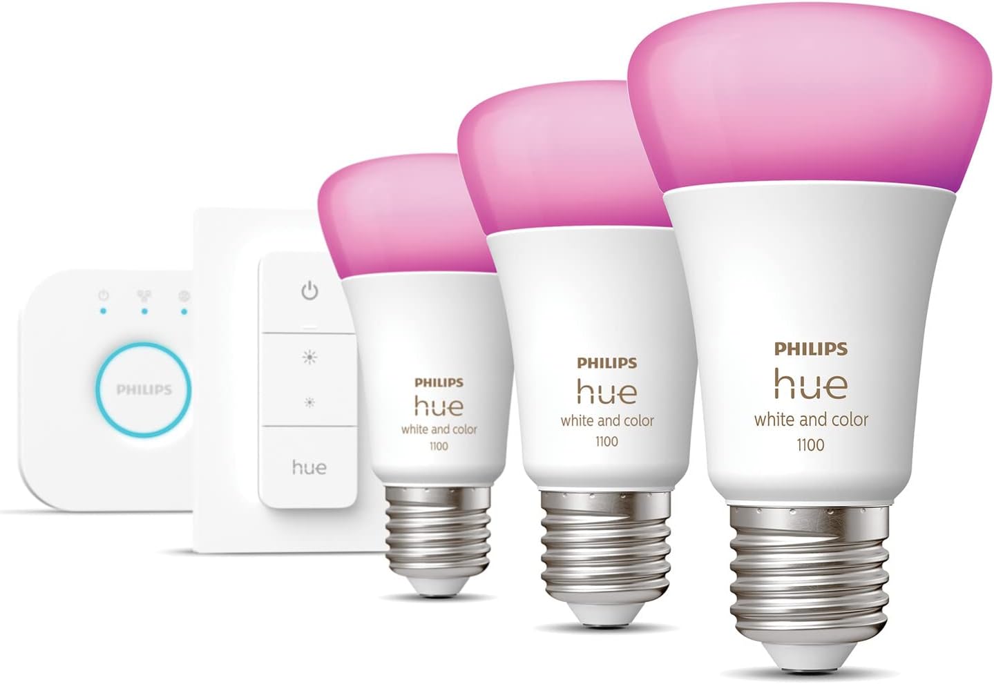 Kit de démarrage 3 ampoules connectées Philips Hue White et Color E27 - immagine 8