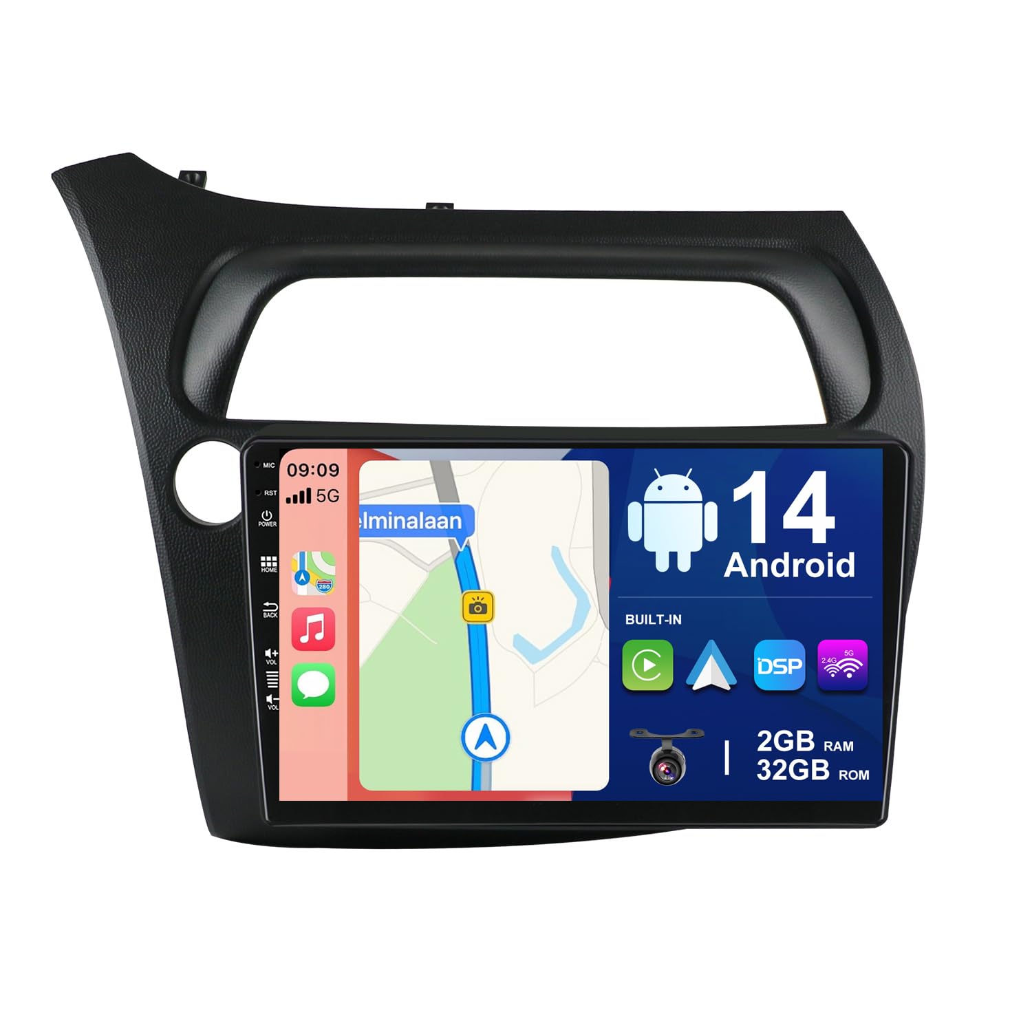 Bxliyer Autoradio Android 14 IPS per Honda Civic