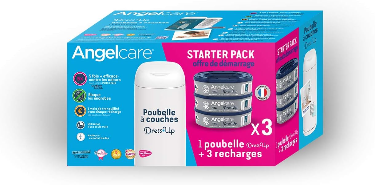 Angelcare Pattumiera a Strati con 3 Ricariche - immagine 3