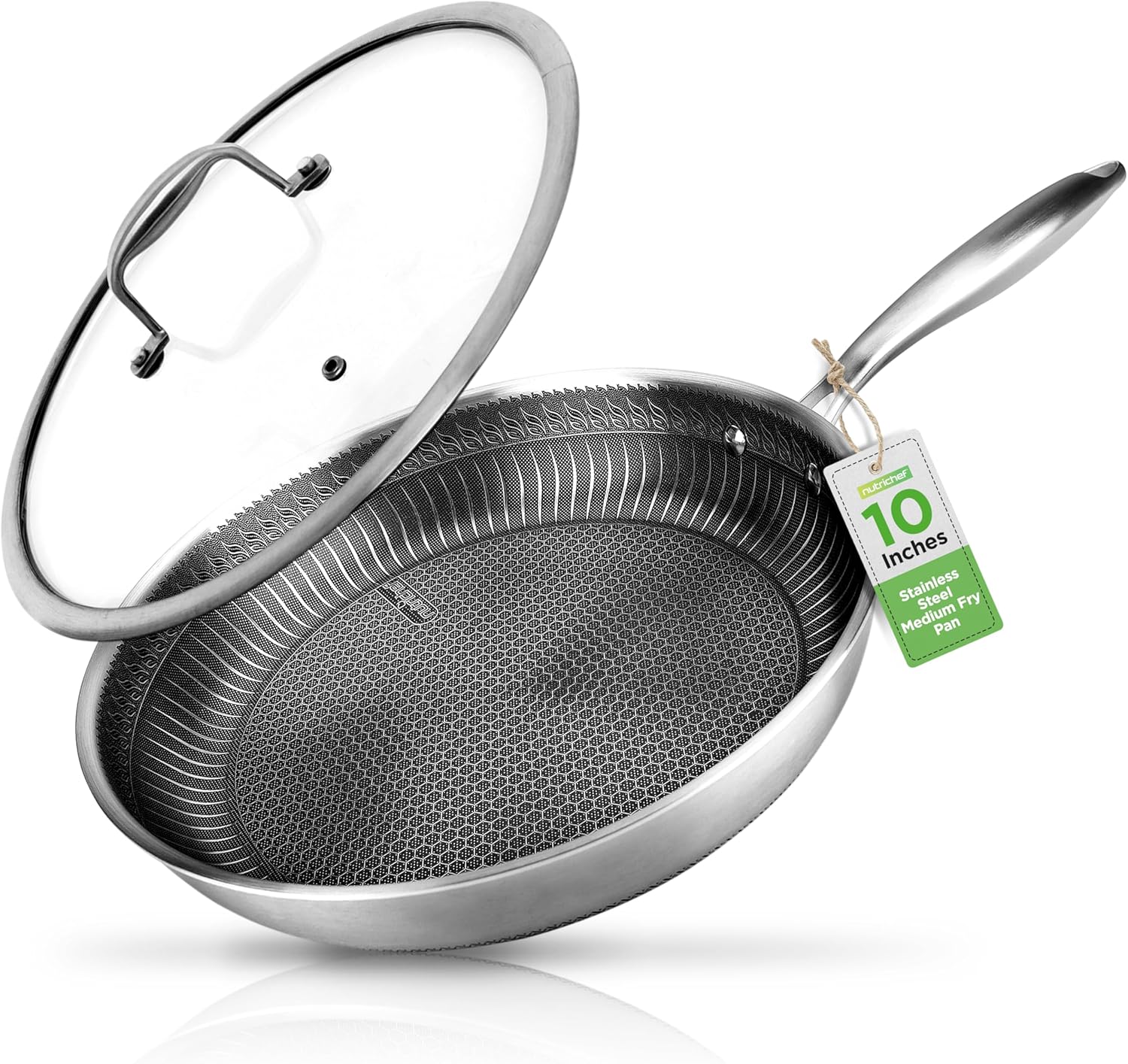 Nutrichef Padella Antiaderente Acciaio Inox 26cm - immagine 1