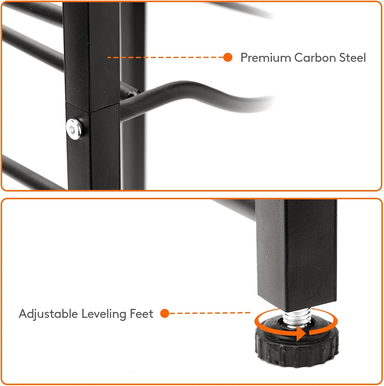 Lifewit Portabottiglie d'Acqua 19L a 3 Ripiani, Nero - immagine 4