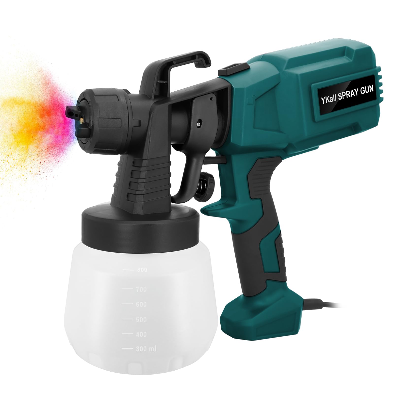 Pistola per Verniciare HVLP 700W con Serbatoio 800ml