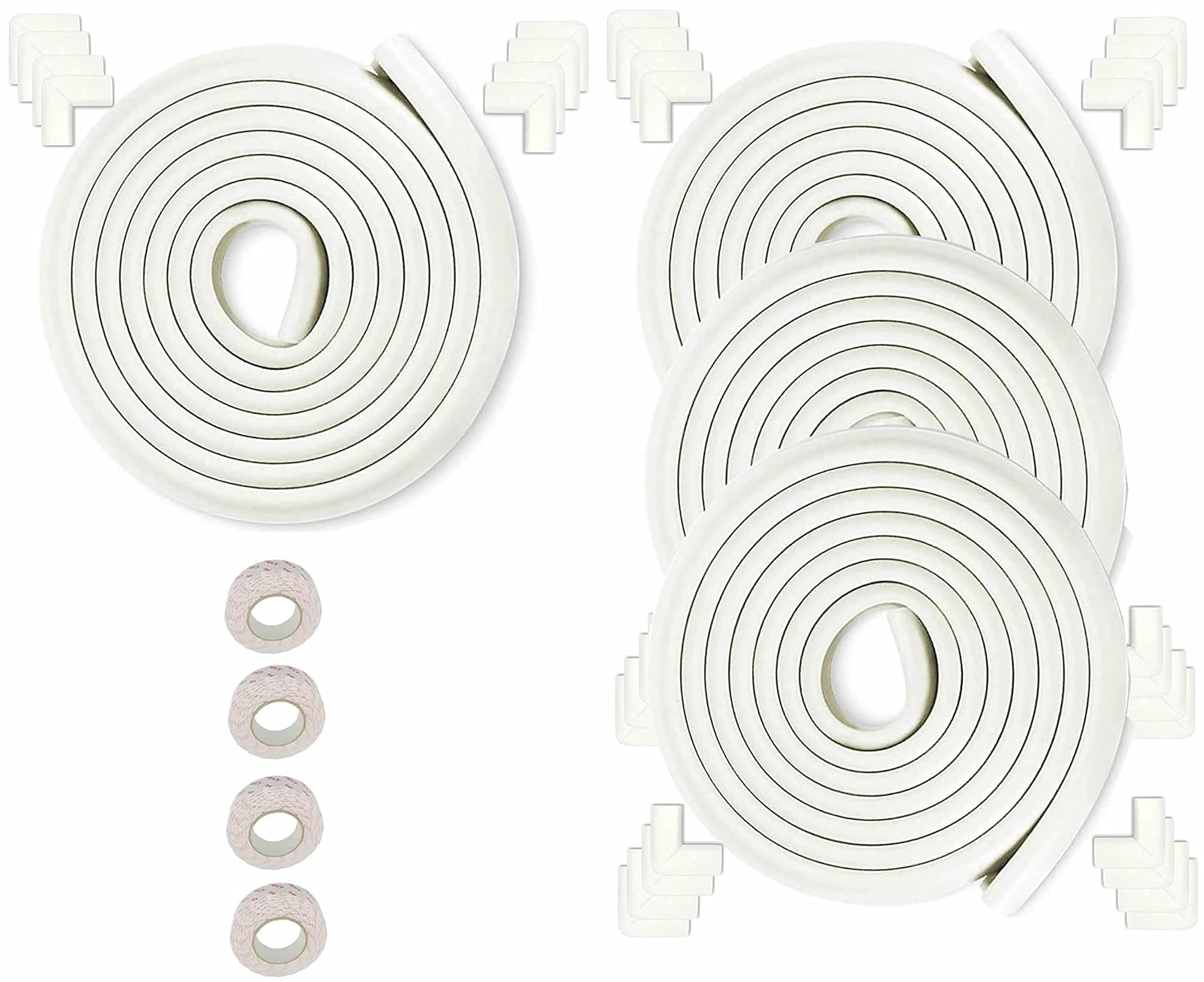 Kit Protezione Bordi + Angolari L-Forma 20M + 32 Pezzi