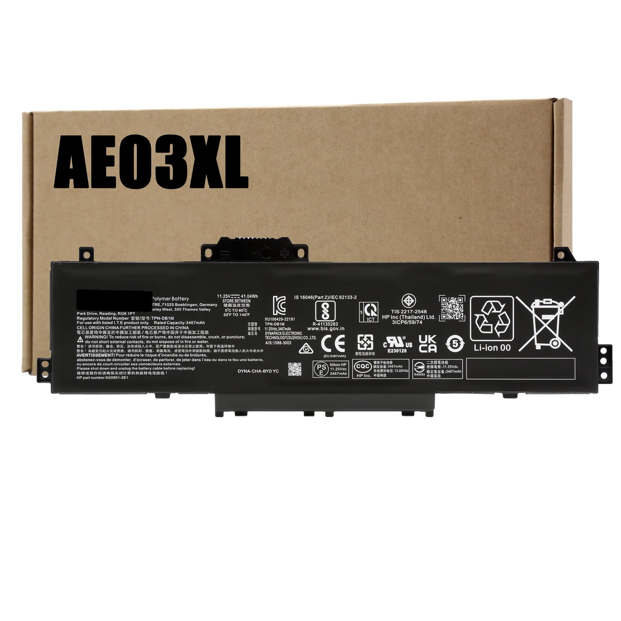 Blesys AE03XL N21969-005 - Batteria per HP