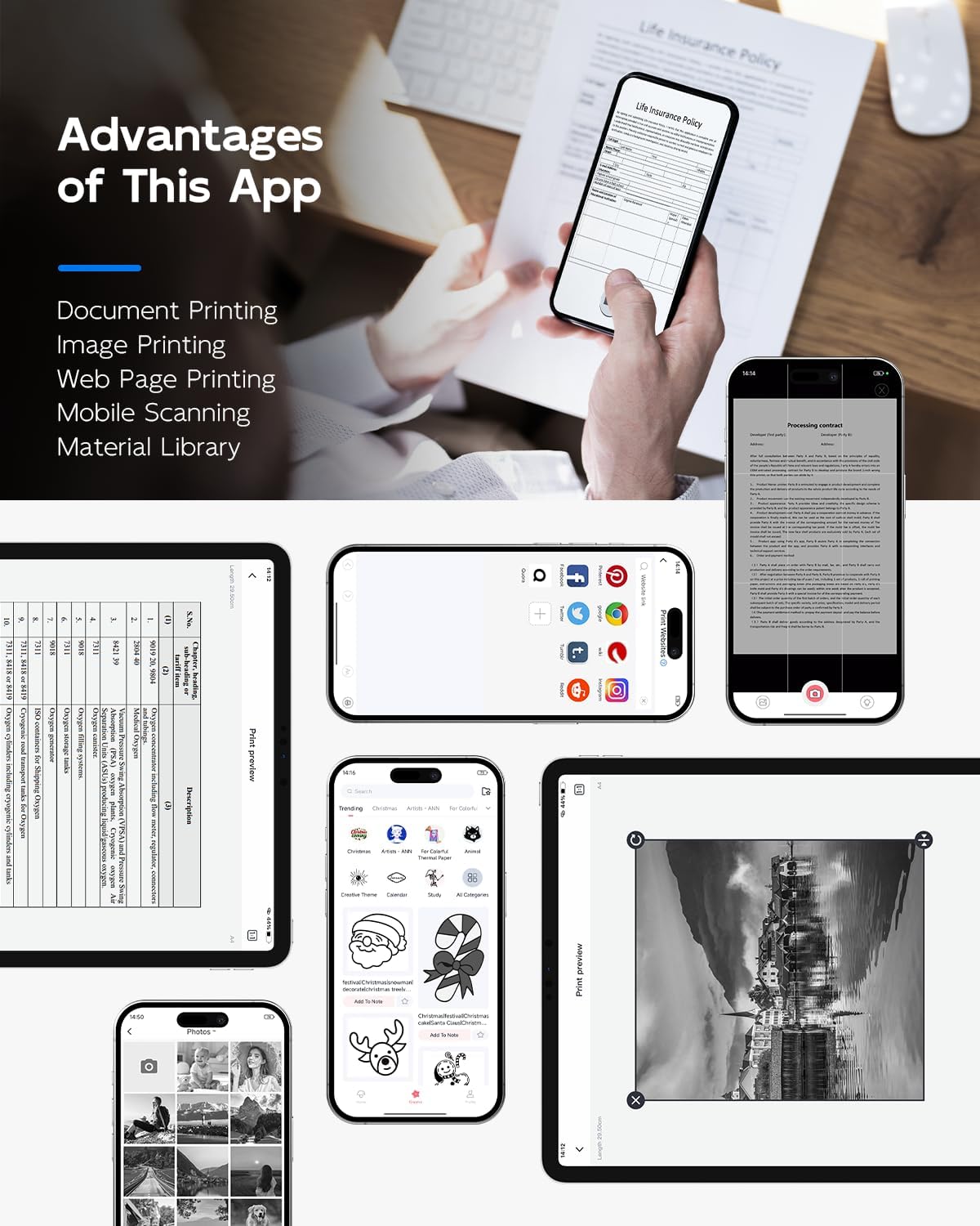 Tattmuse Stampante Portatile A4 Termica Kit - immagine 8