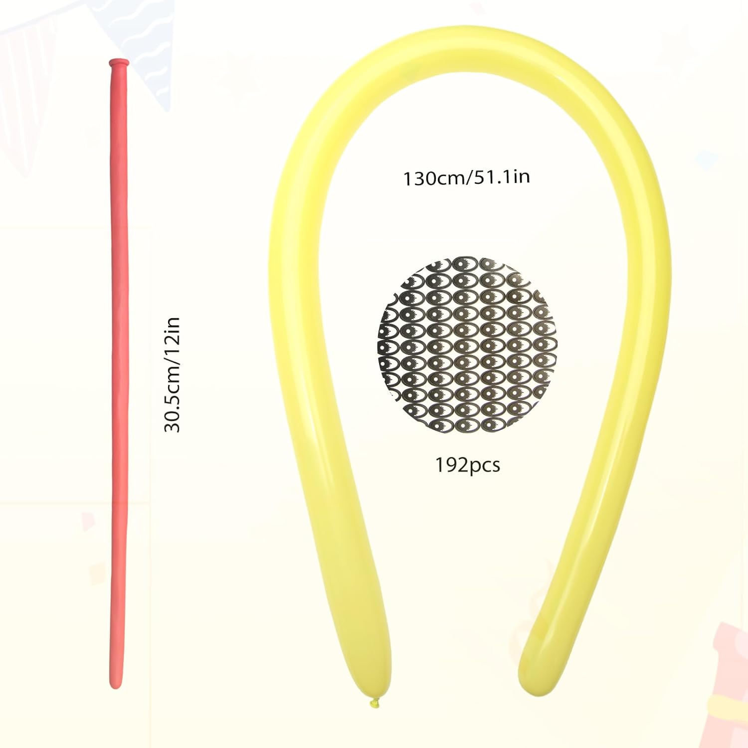 200 Palloncini Modellabili 260Q Colorati - immagine 4