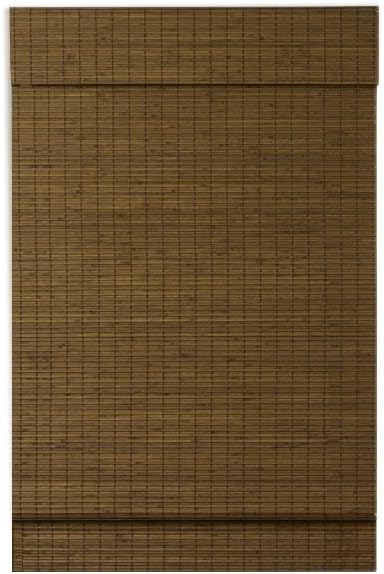 Radiance Paralume in Bambù a Trama Piatta con Mantovana