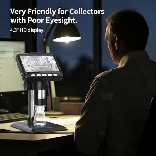 Ashfly Microscopio Digitale 4.3'' IPS 50-500X - immagine 2