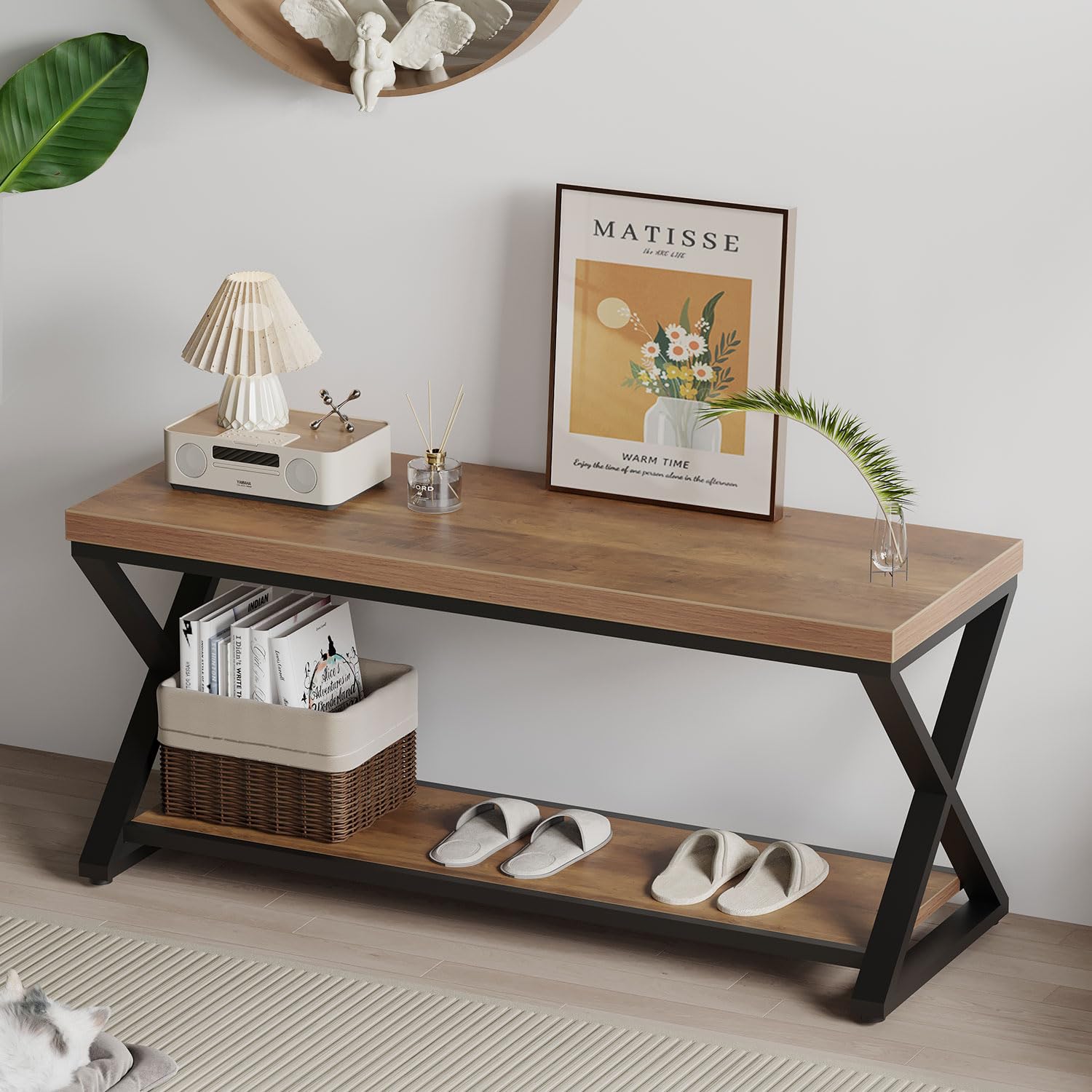 Ibf Panca Industriale in Legno con Scarpiera