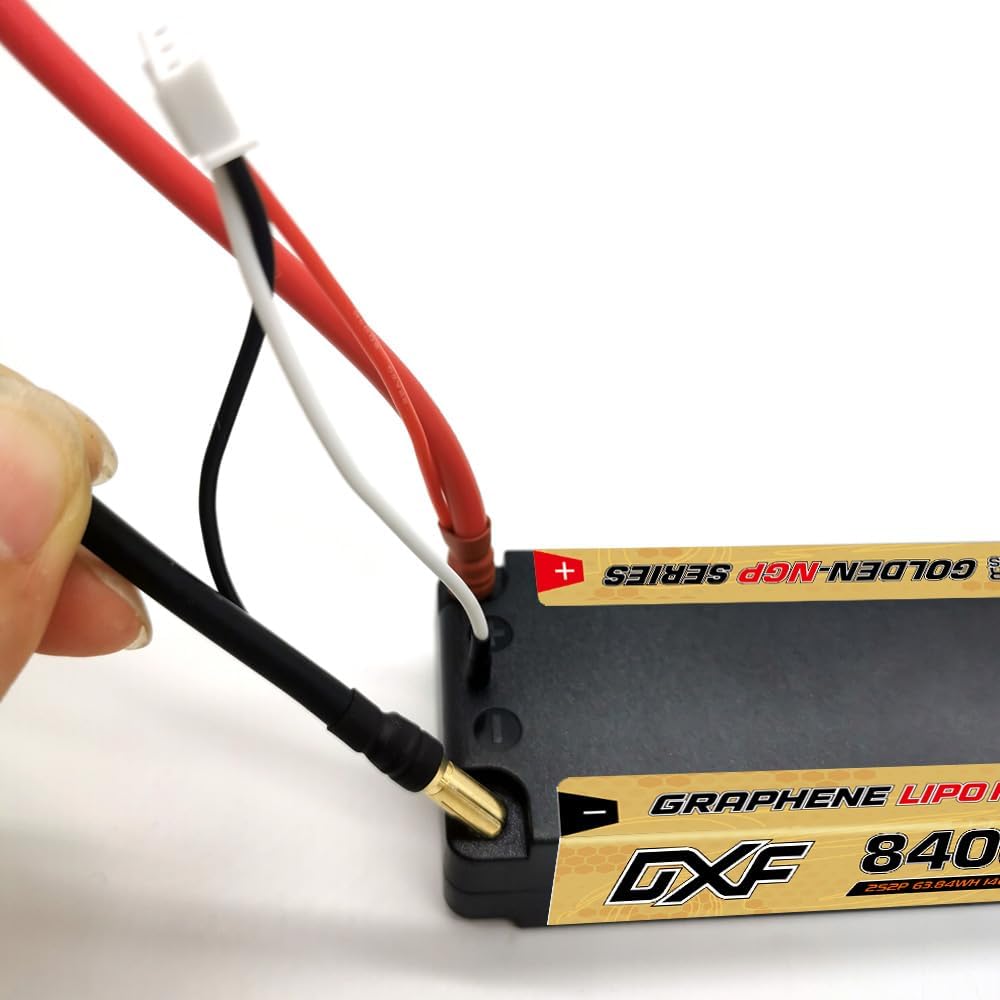 Dxf Batteria 2S Lipo 8400 mAh 7,6V 140C (2 pezzi) - immagine 4