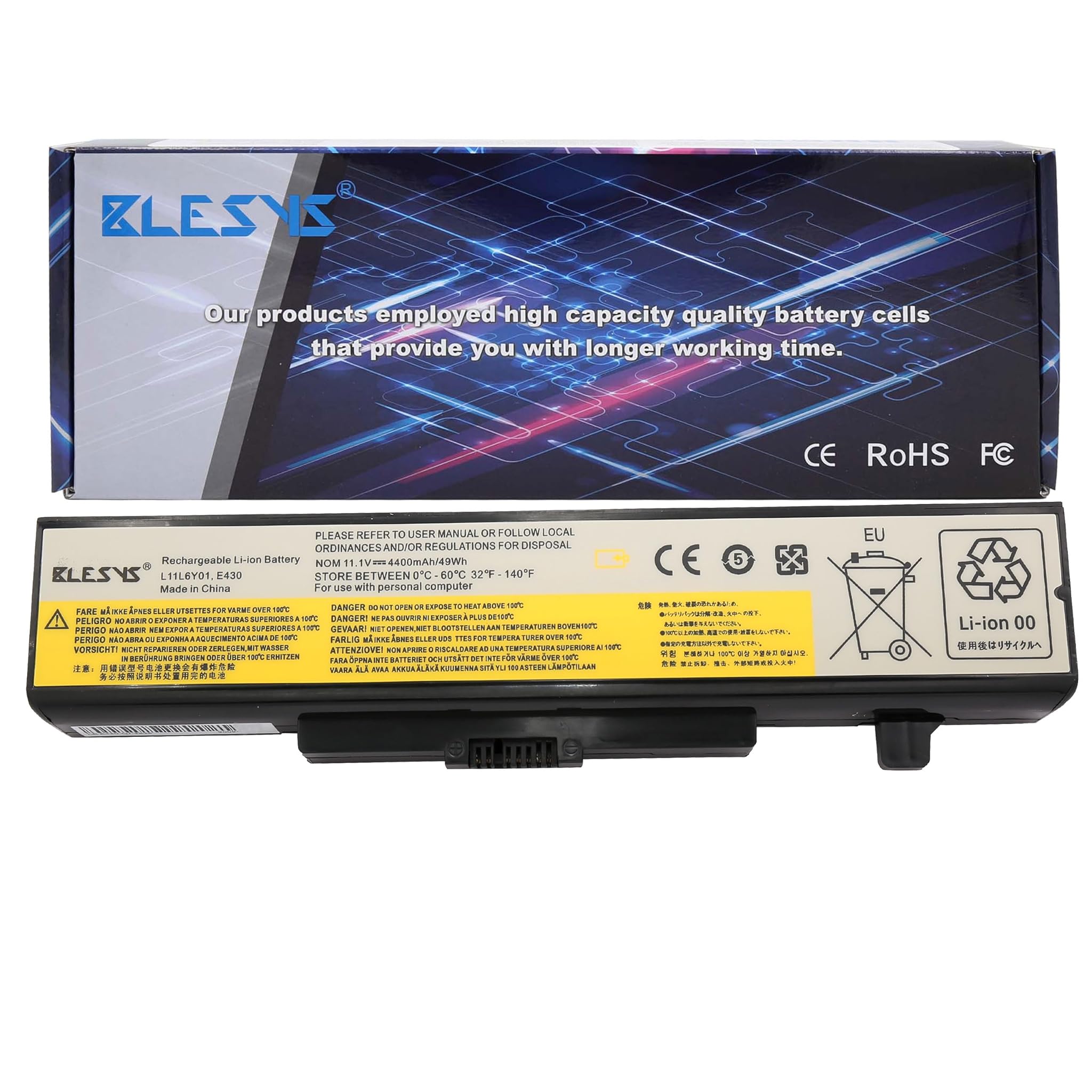 Blesys Batteria 75+ B590 per Lenovo ThinkPad E/B Series