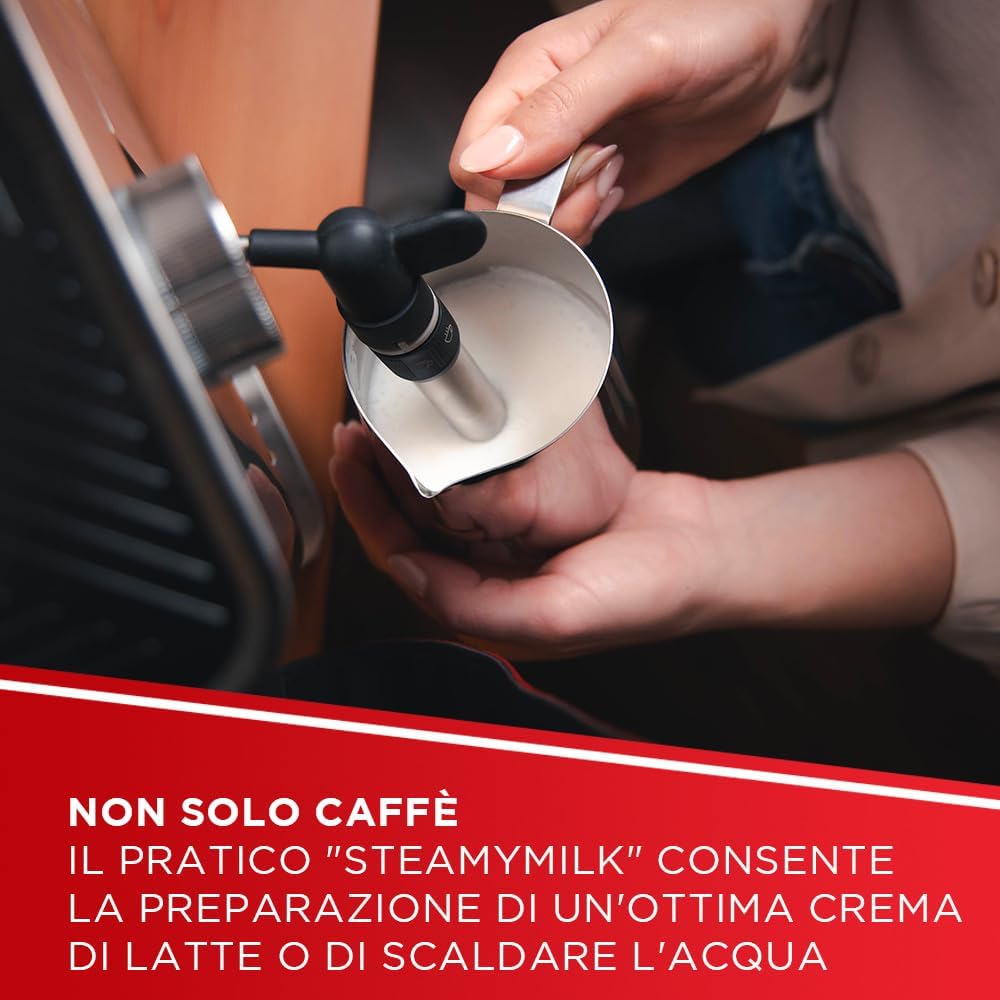 Polti Coffea P10S - Macchina Caffè Espresso e Cappuccino, Argento - immagine 4