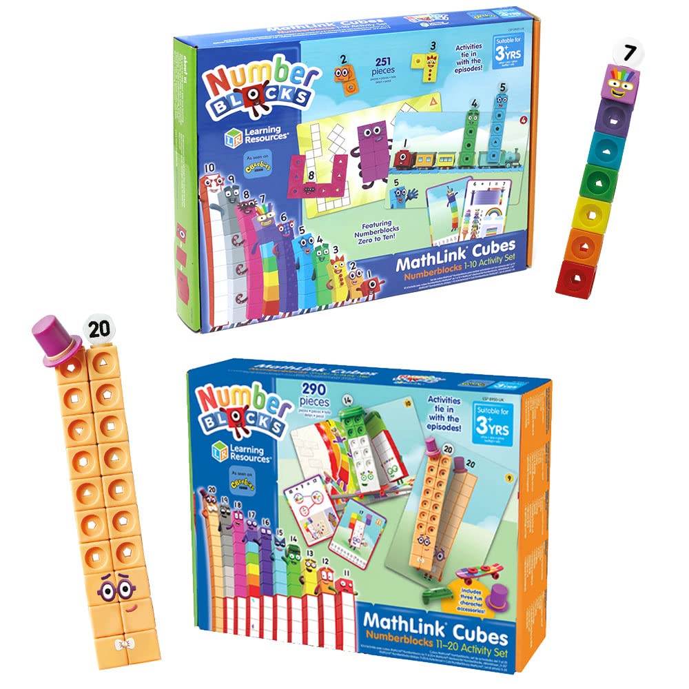 Learning Resources Numberblocks MathLink Cubes 1-20