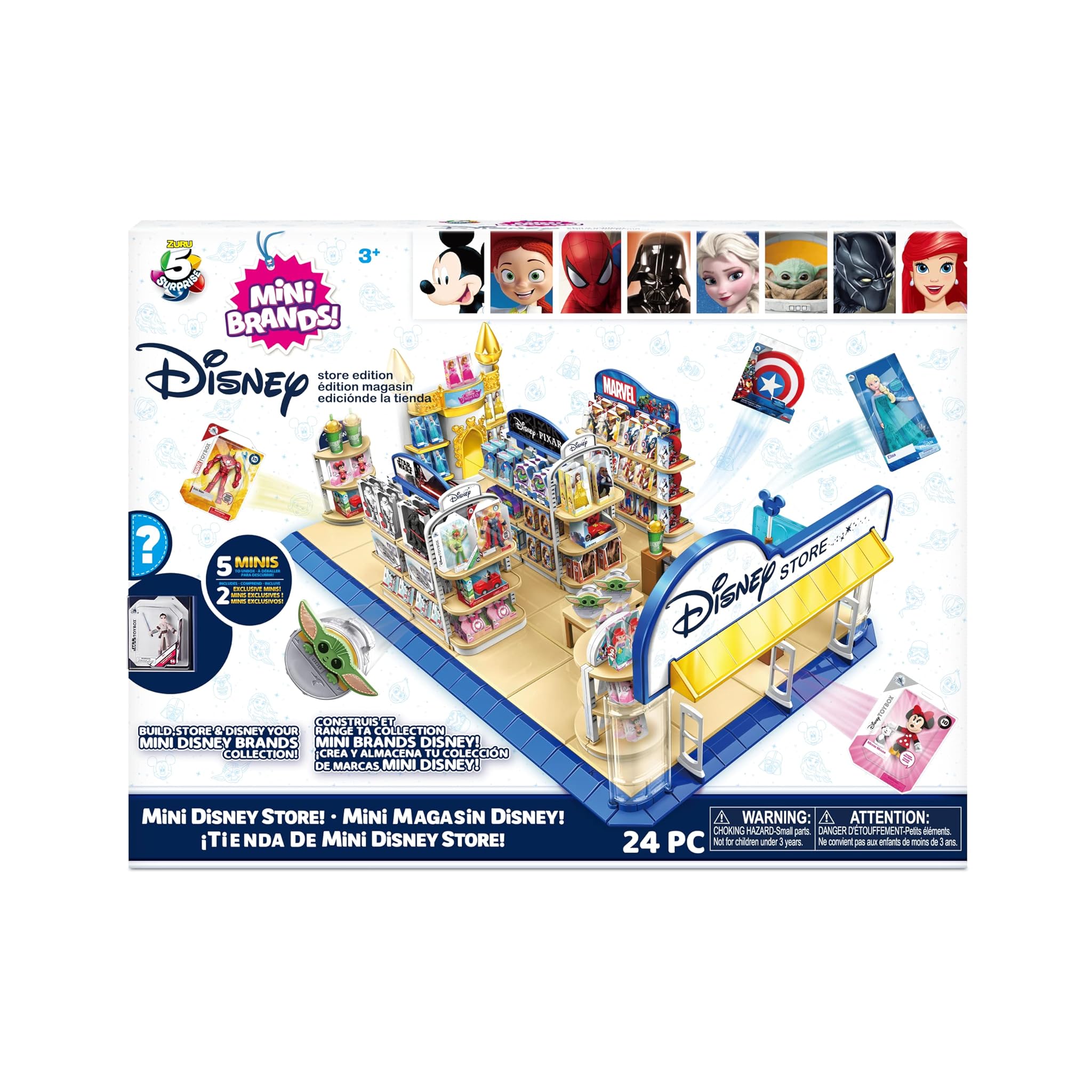 ZURU - 5 Sorpresa-Mini Store Disney, 77267, Multicolor