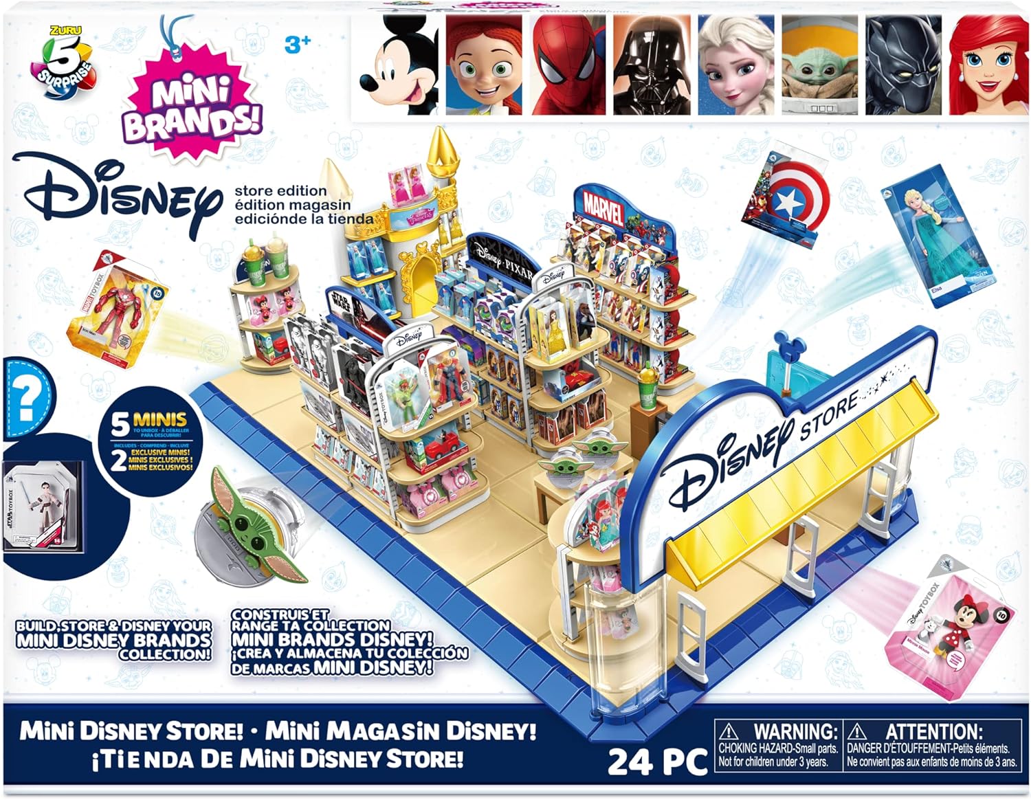 ZURU - 5 Sorpresa-Mini Store Disney, 77267, Multicolor - immagine 1