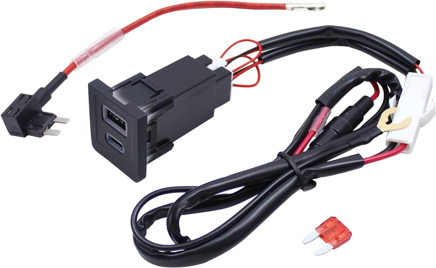 Doppia Presa USB da Incasso QC3.0 PD per Multivan T5 - immagine 2