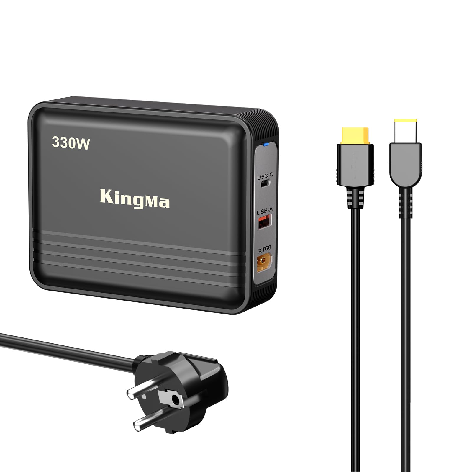 Caricabatteria GaN 330W 3 Porte per Lenovo Legion Pro 9