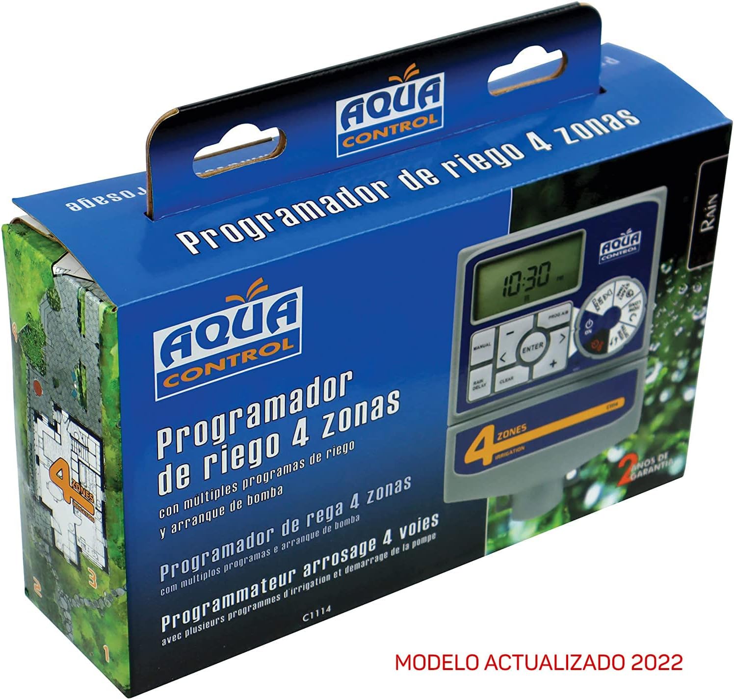Aqua Control - Programmatore Irrigazione Automatico 4 Zone - immagine 2